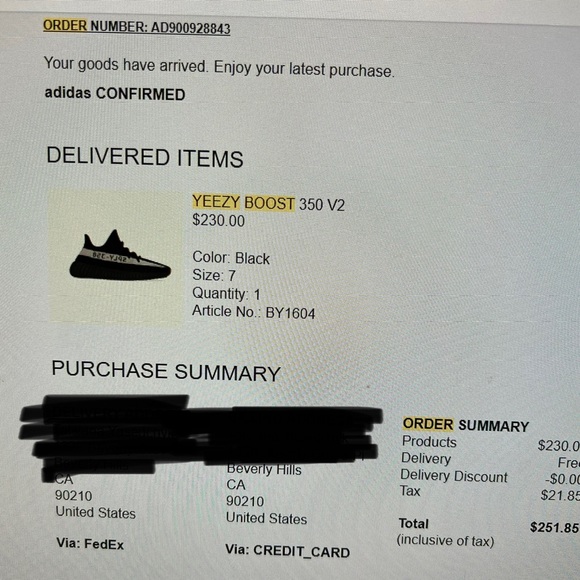 YEEZY BOOST 350 V2 Size 7 - Picture 9 of 9